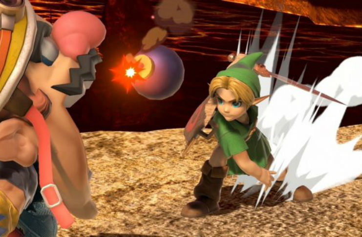 Laggy Young Link Players After Hitting 2 Projectiles Smashbrosultimate