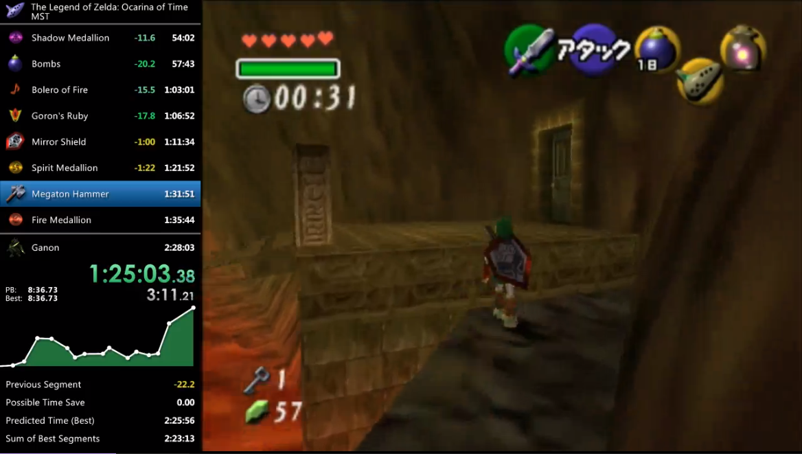 Noobs.speedrun timer